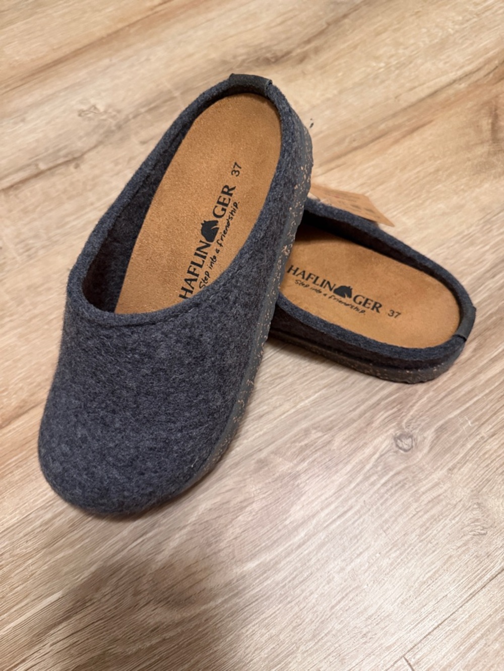 Haflinger unisex Manhattan Anthracite Colored  Clogs 
BNWT & Box